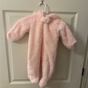 Carter's Pink Fleece bear suit